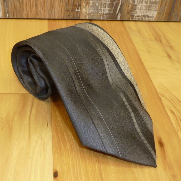 Men's Puritan Gray Designed Tie - Picture 1 of 7